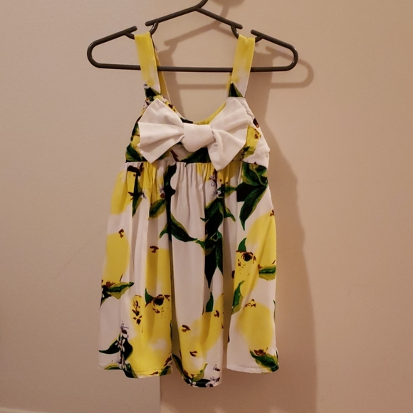 NEW Baby girl summer Lemon dress - Picture 1 of 4